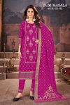 Dum Masala Rayon Gold Printed Readymade Suits Wholesale Market In Surat